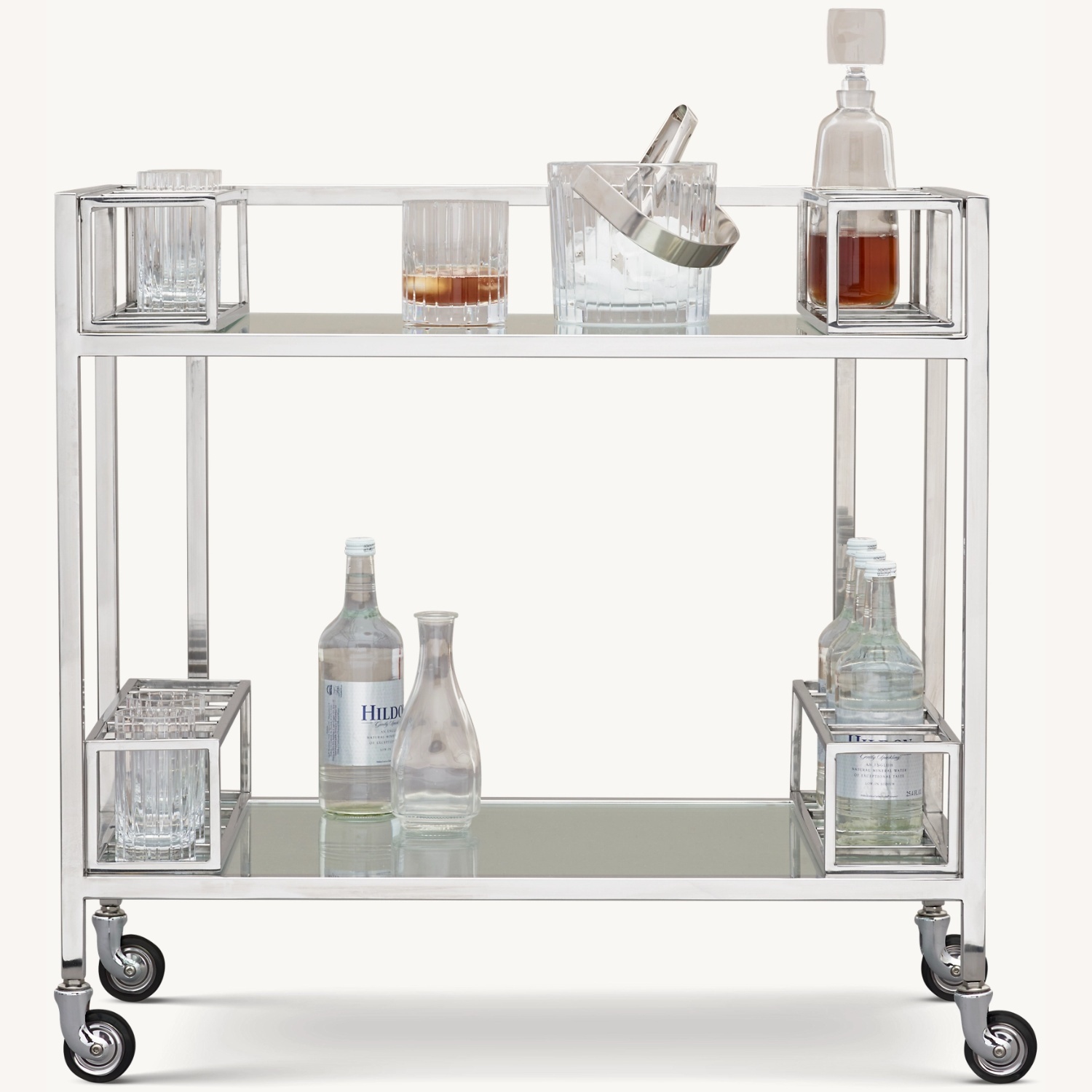 RH 1930s French Trolley Bar Cart - image-0