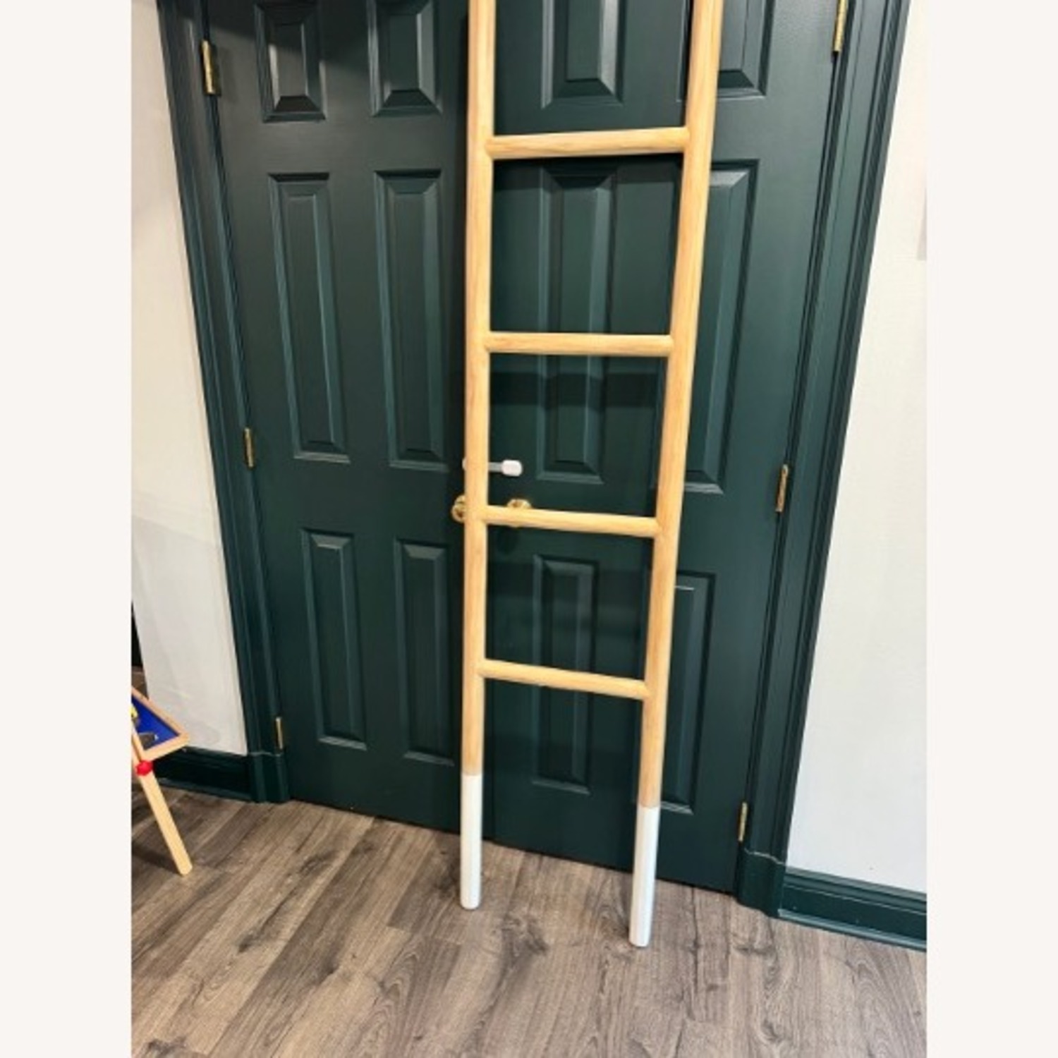 Serena & Lily Teak Ladder - image-1