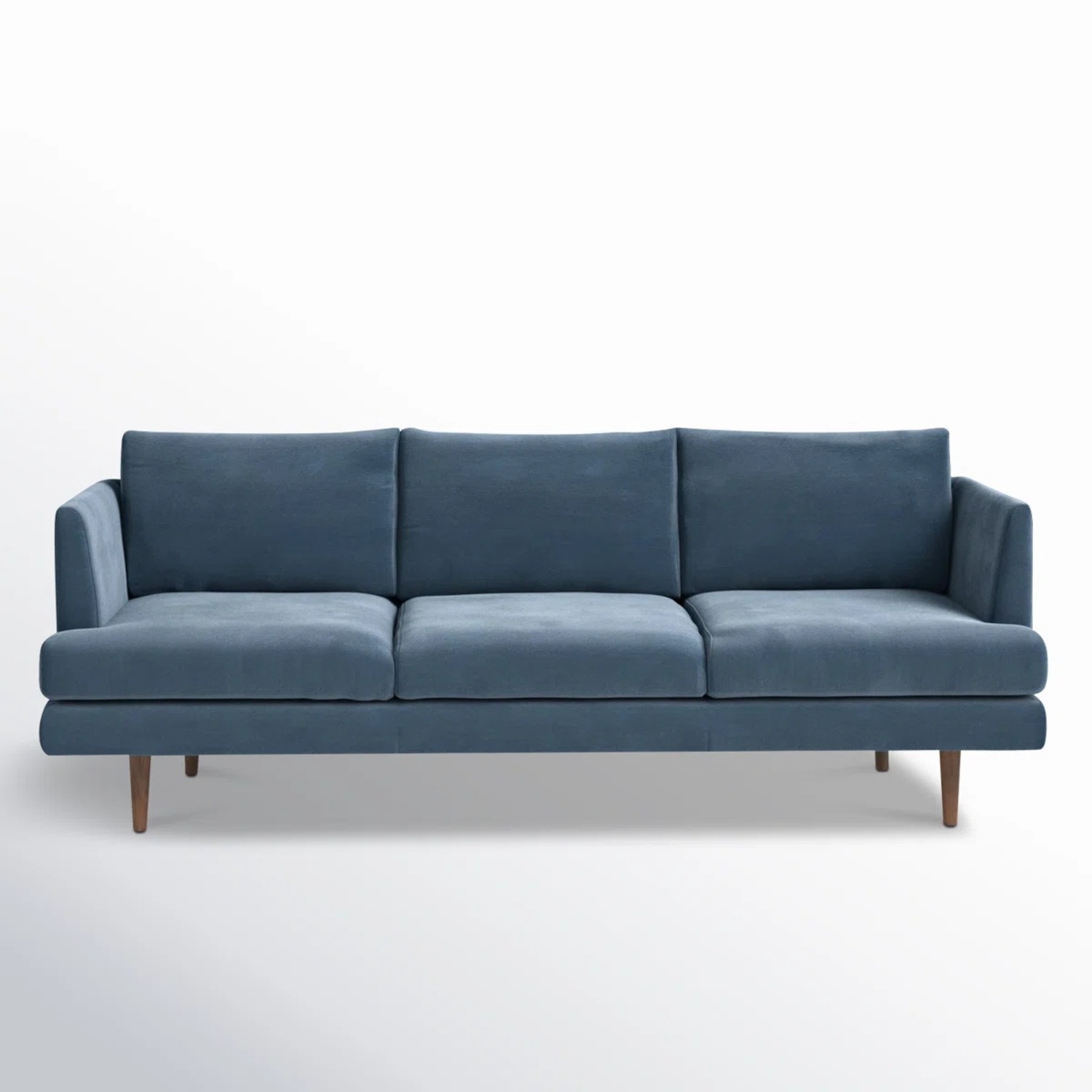 All Modern Miller 84" Dark Blue Sofa - image-5