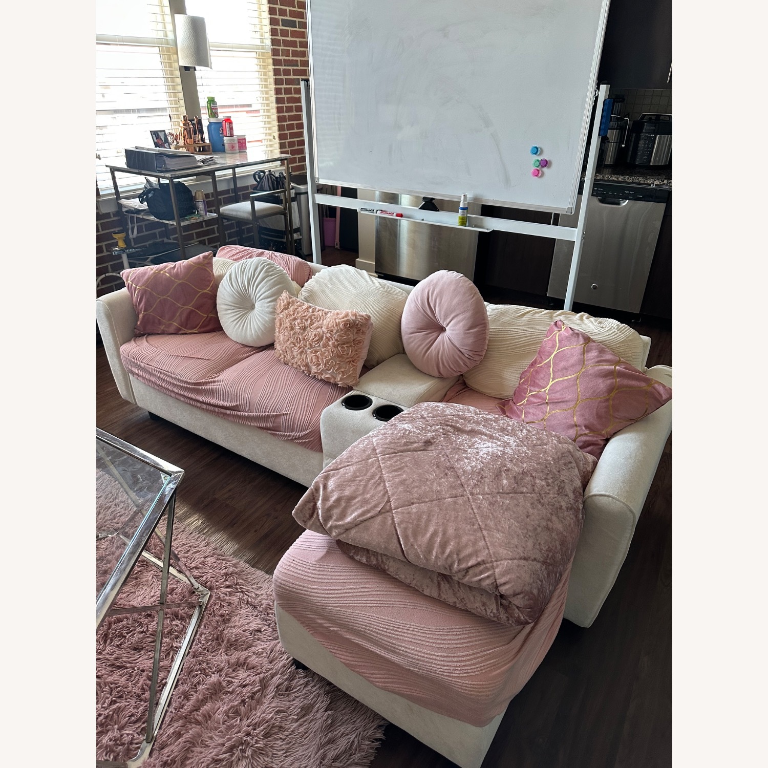 Hokku Designs White Armchair - image-1