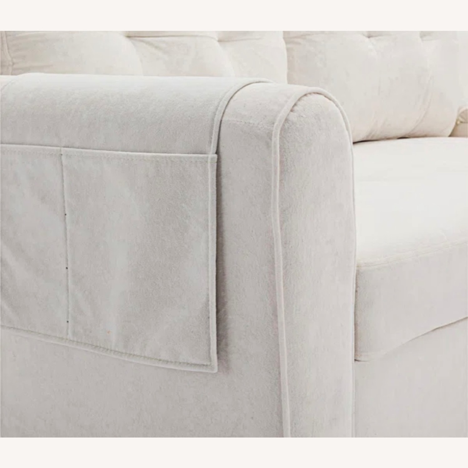 Hokku Designs White Armchair - image-8