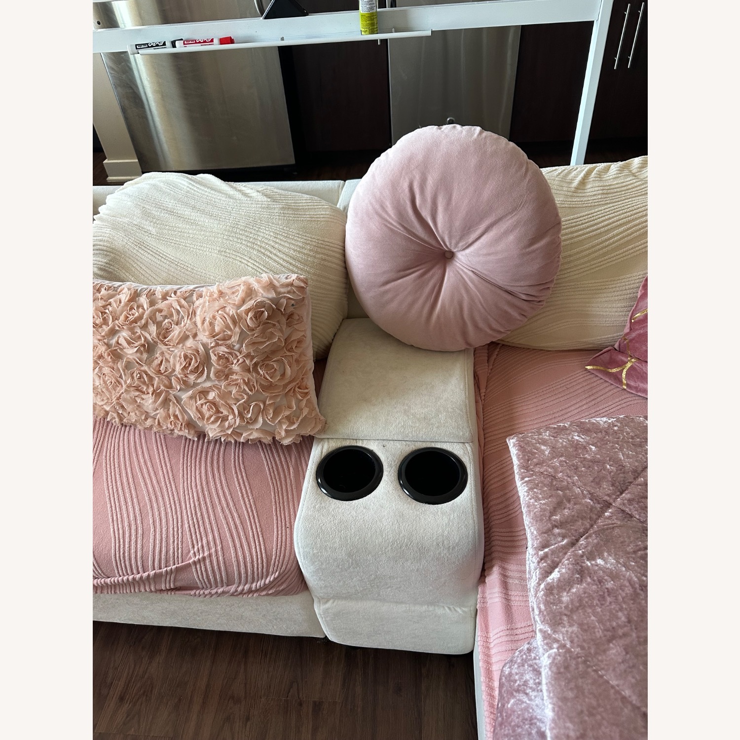 Hokku Designs White Armchair - image-2