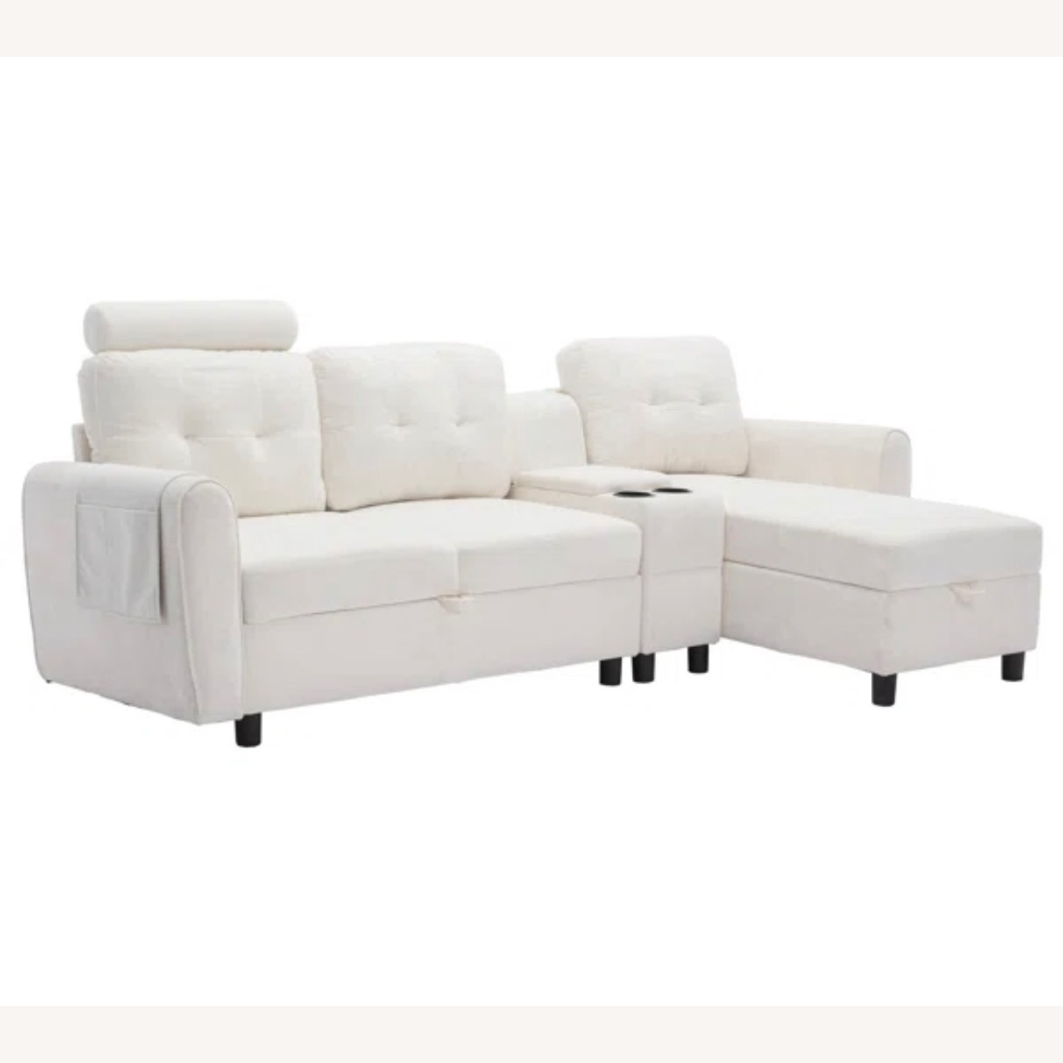 Hokku Designs White Armchair - image-6