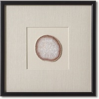 RH Framed Natural Agate on Linen