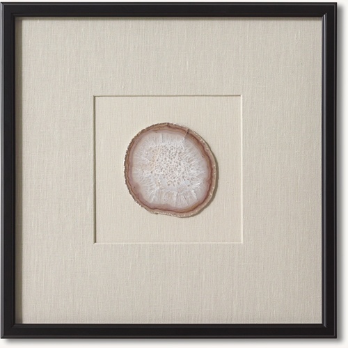 Used RH Framed Natural Agate on Linen for sale on AptDeco