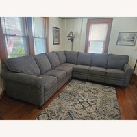 Dark Gray Fabric 3+ Piece Sectional