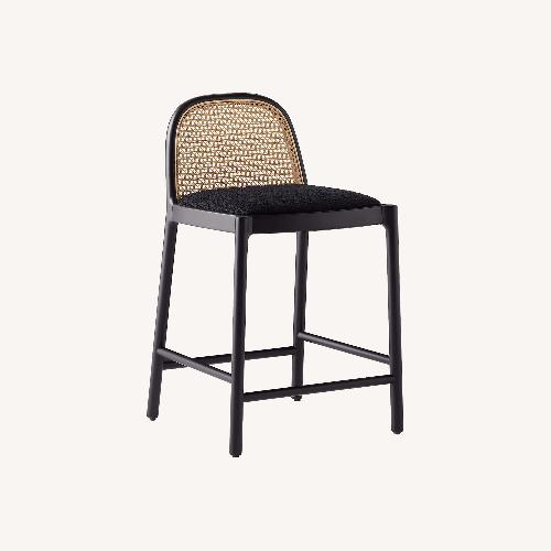 CB2 シービーツー　バースツール cb2 phoenix bar stools CB2 Phoenix Carbon Black Counter Height Bar Stools - AptDeco