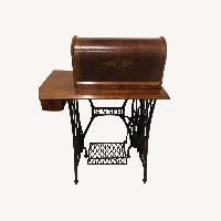 Vintage/Antique Dark Brown Bar Cart