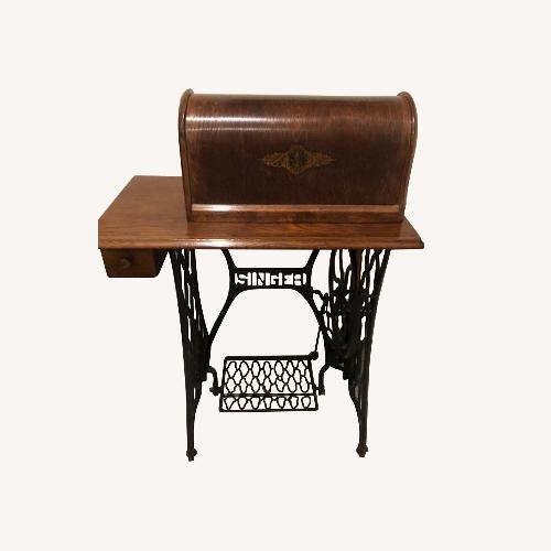 Used Vintage/Antique Dark Brown Bar Cart for sale on AptDeco
