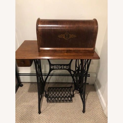 Used Vintage/Antique Dark Brown Bar Cart for sale on AptDeco