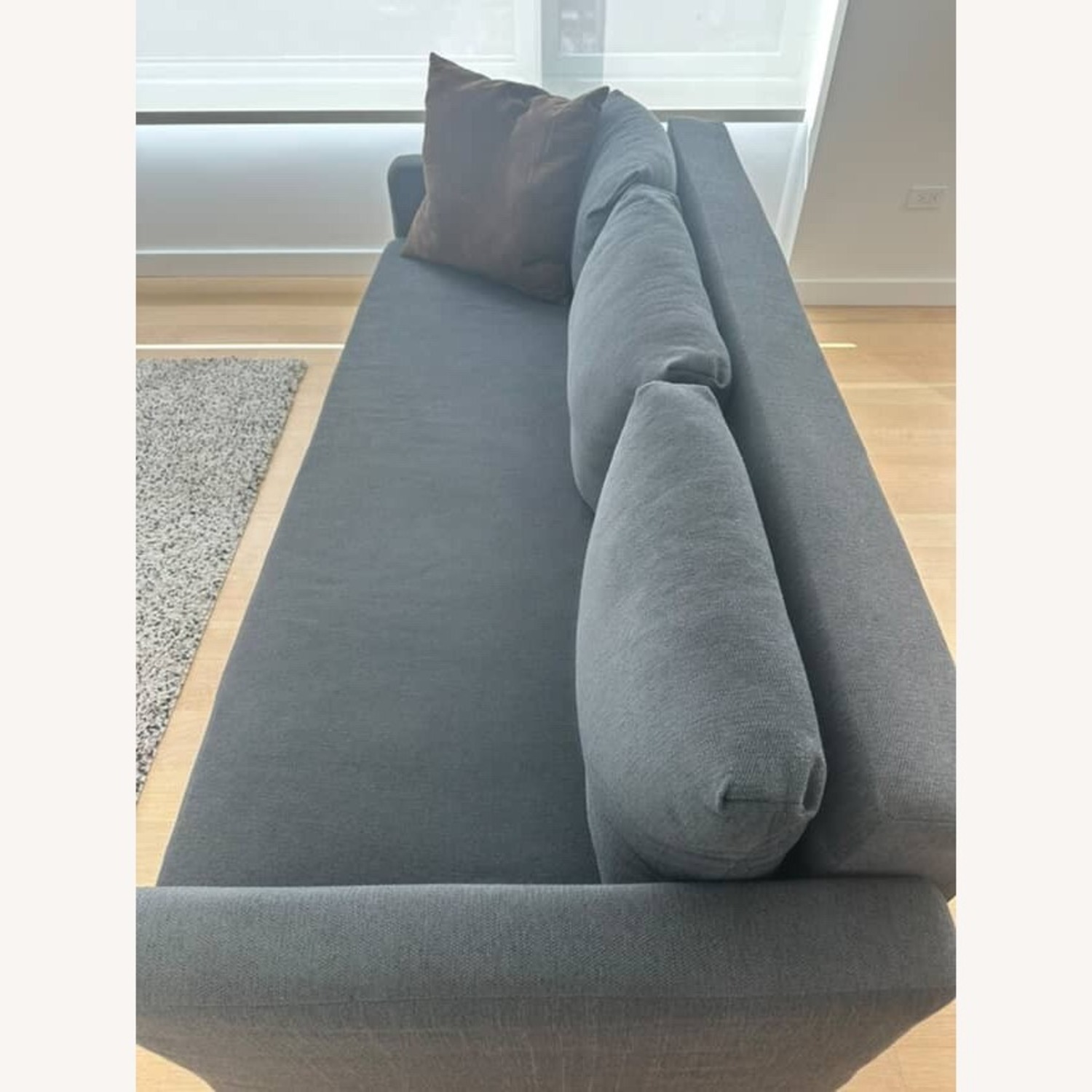IKEA Dark Gray Fabric Sleeper Sofa - image-3