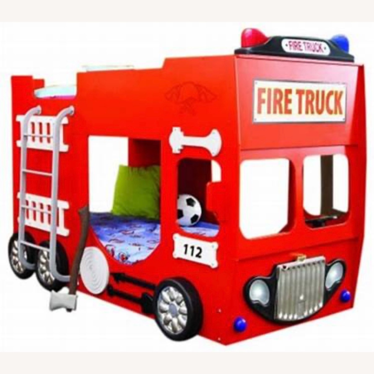 Fire Truck Bunk Bed - image-1