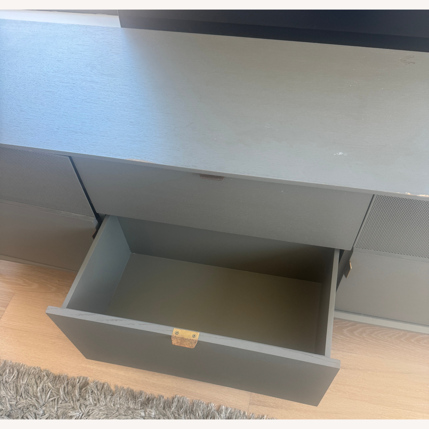 Blu Dot Center Console - Gray Dang 2 Door/2Drawer - image-8