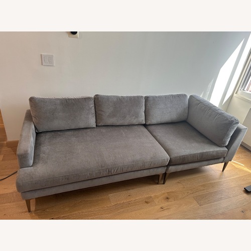 Used West Elm Andes Dark Gray 3+ Seater Sofa for sale on AptDeco