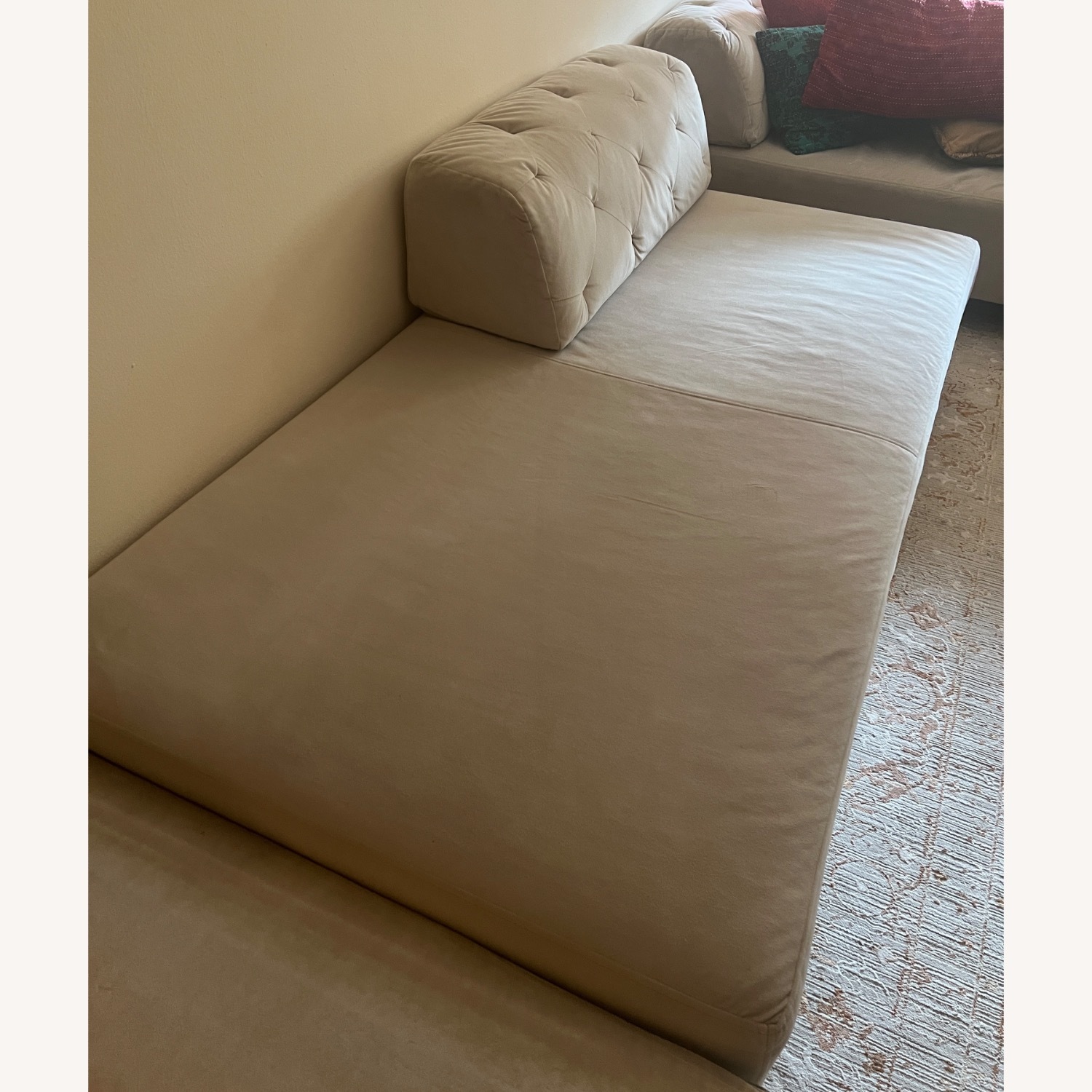 West Elm Tillary Light Gray Fabric Sleeper Sofa - image-4