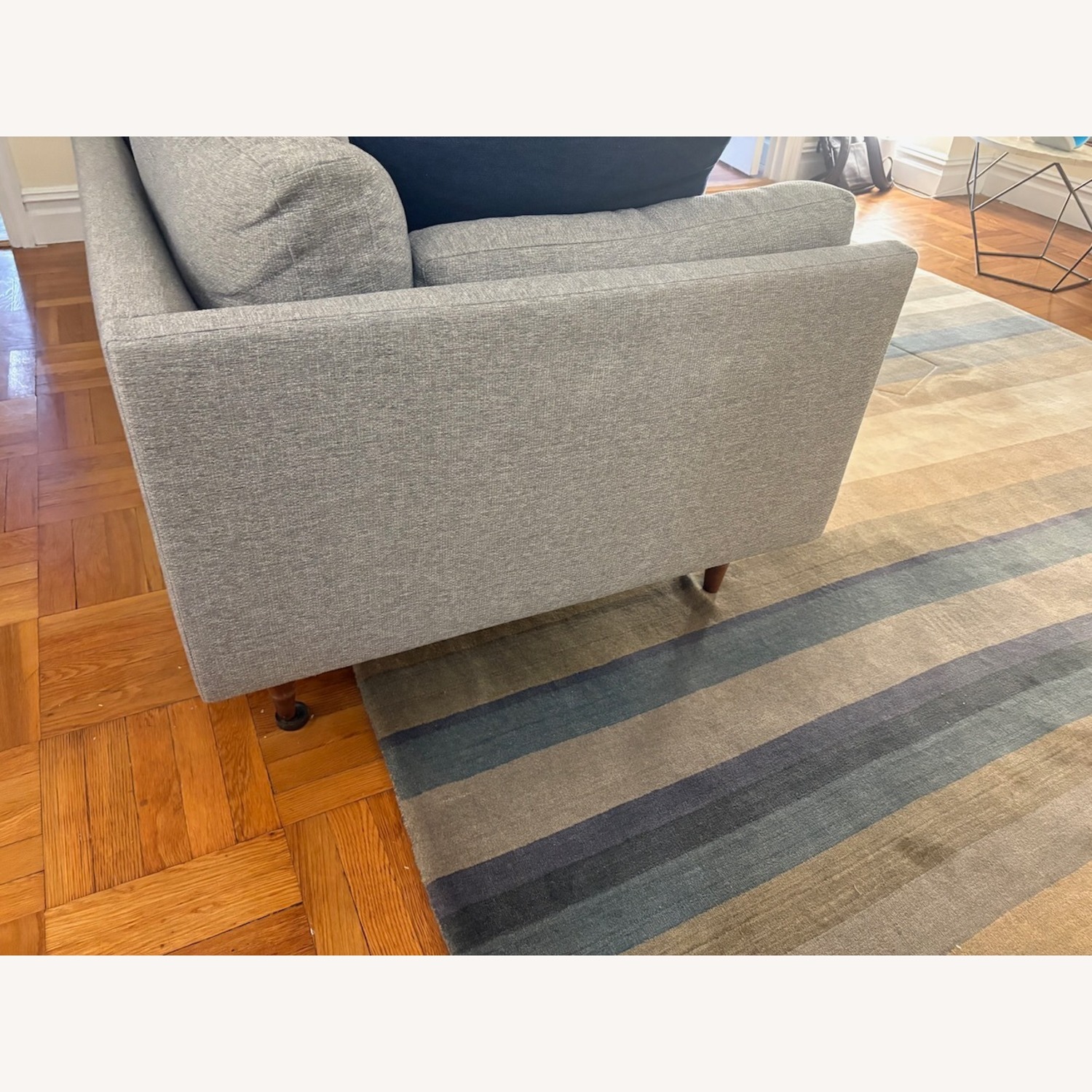 Benchmade Modern Skinny Fat Sofa w Chaise - image-3