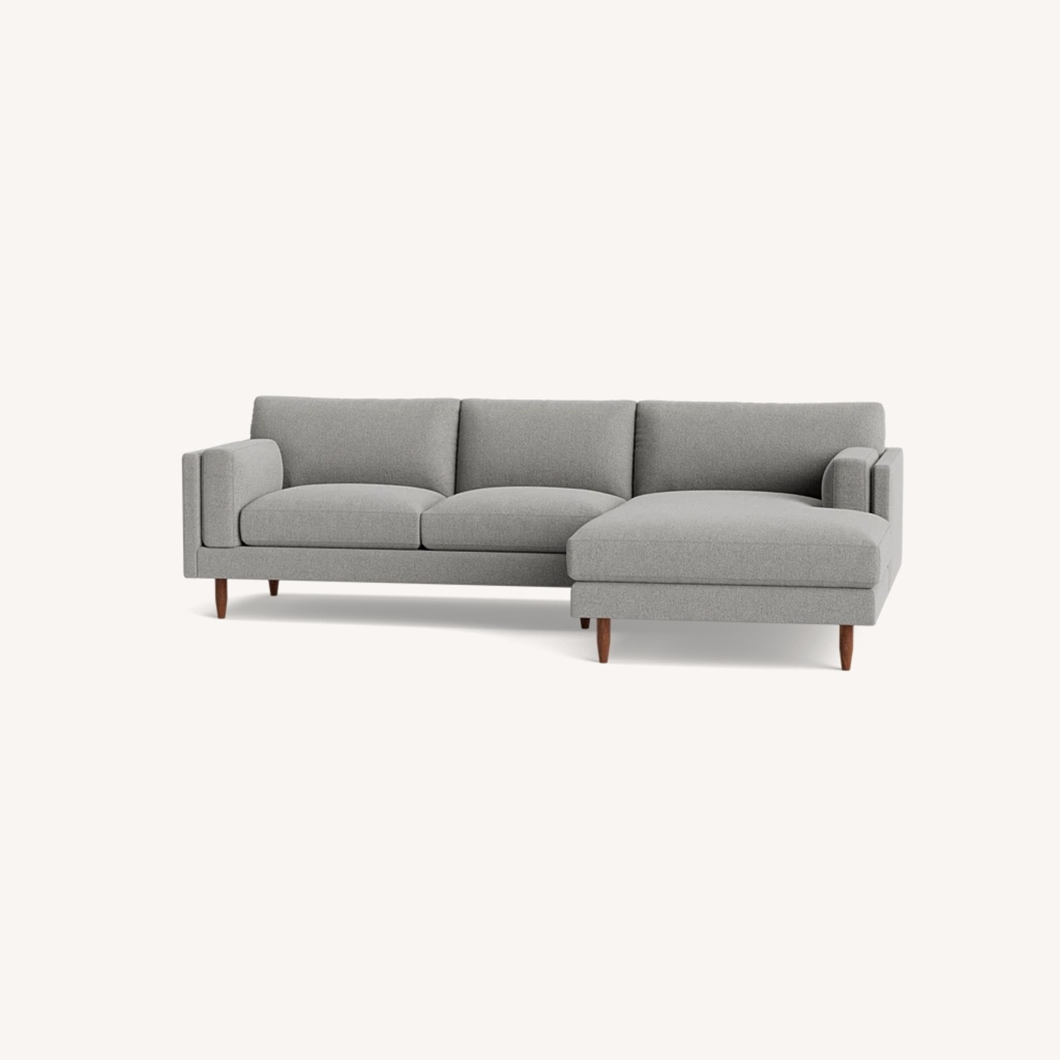 Benchmade Modern Skinny Fat Sofa w Chaise - image-10
