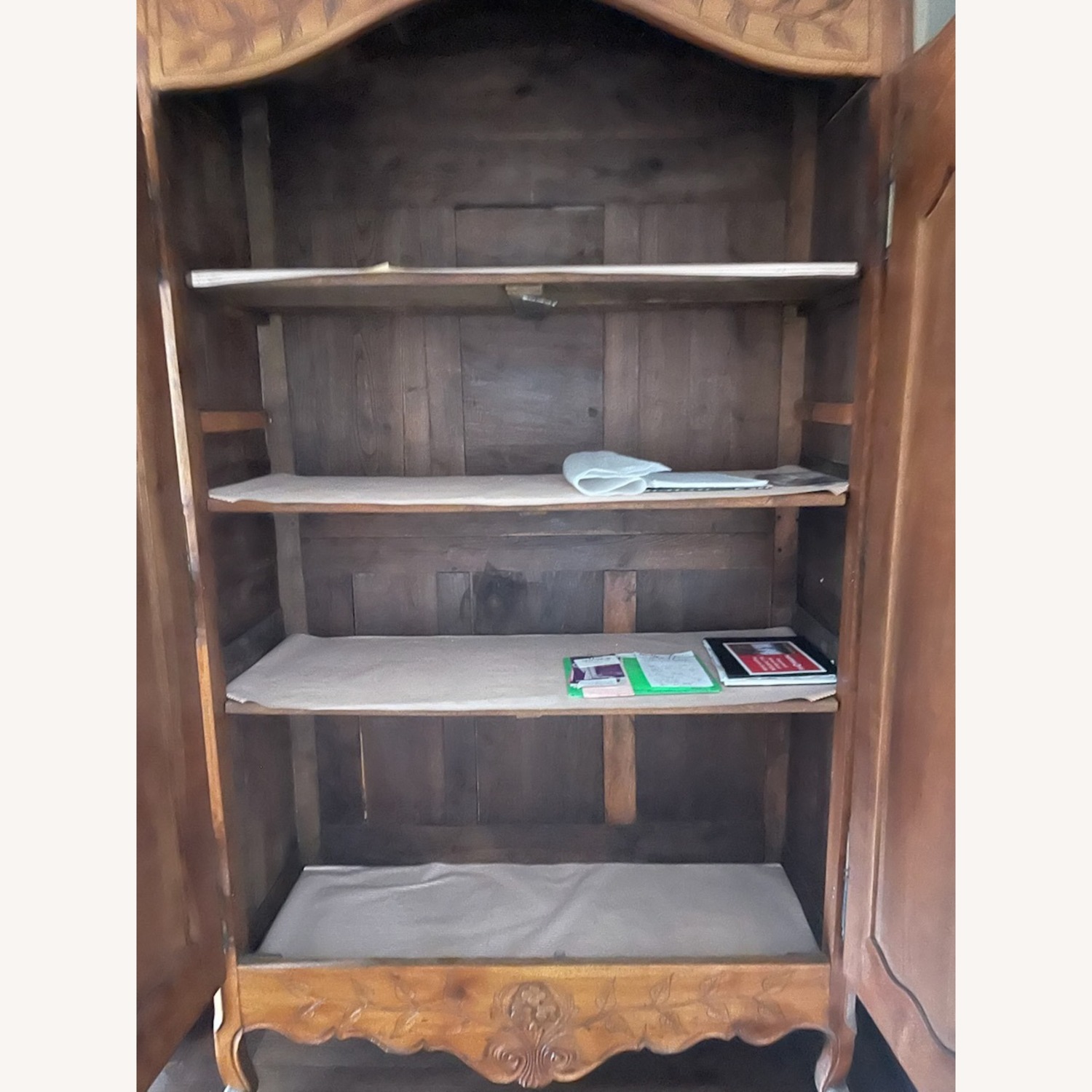 Cherry Wood Armoire - image-4