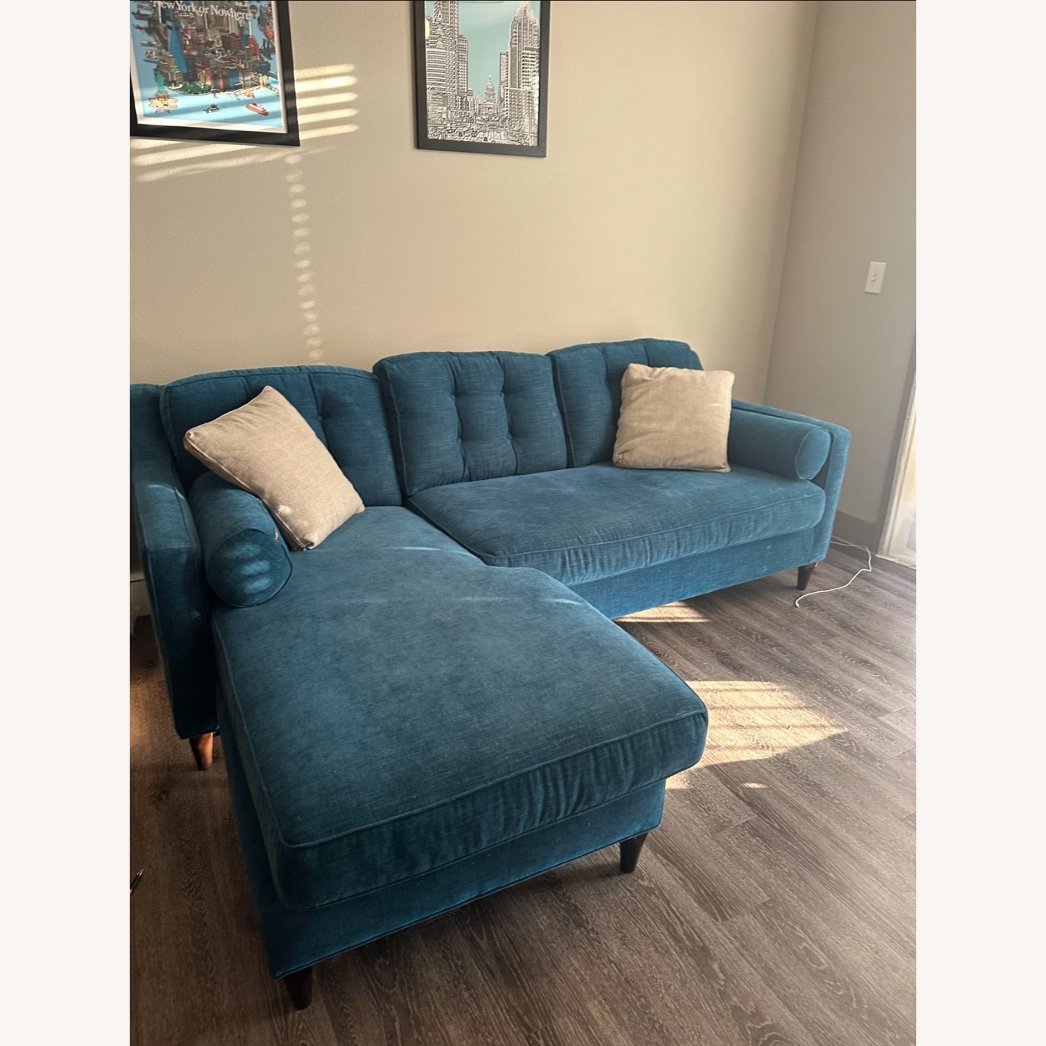 Rooms To Go Cindy Crawford Home Hanover 2 Piece Right Sided Sectional - image-1