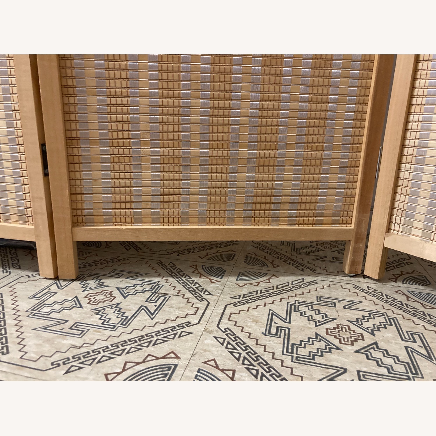 4-panel Bamboo Folding Room Divider - image-4