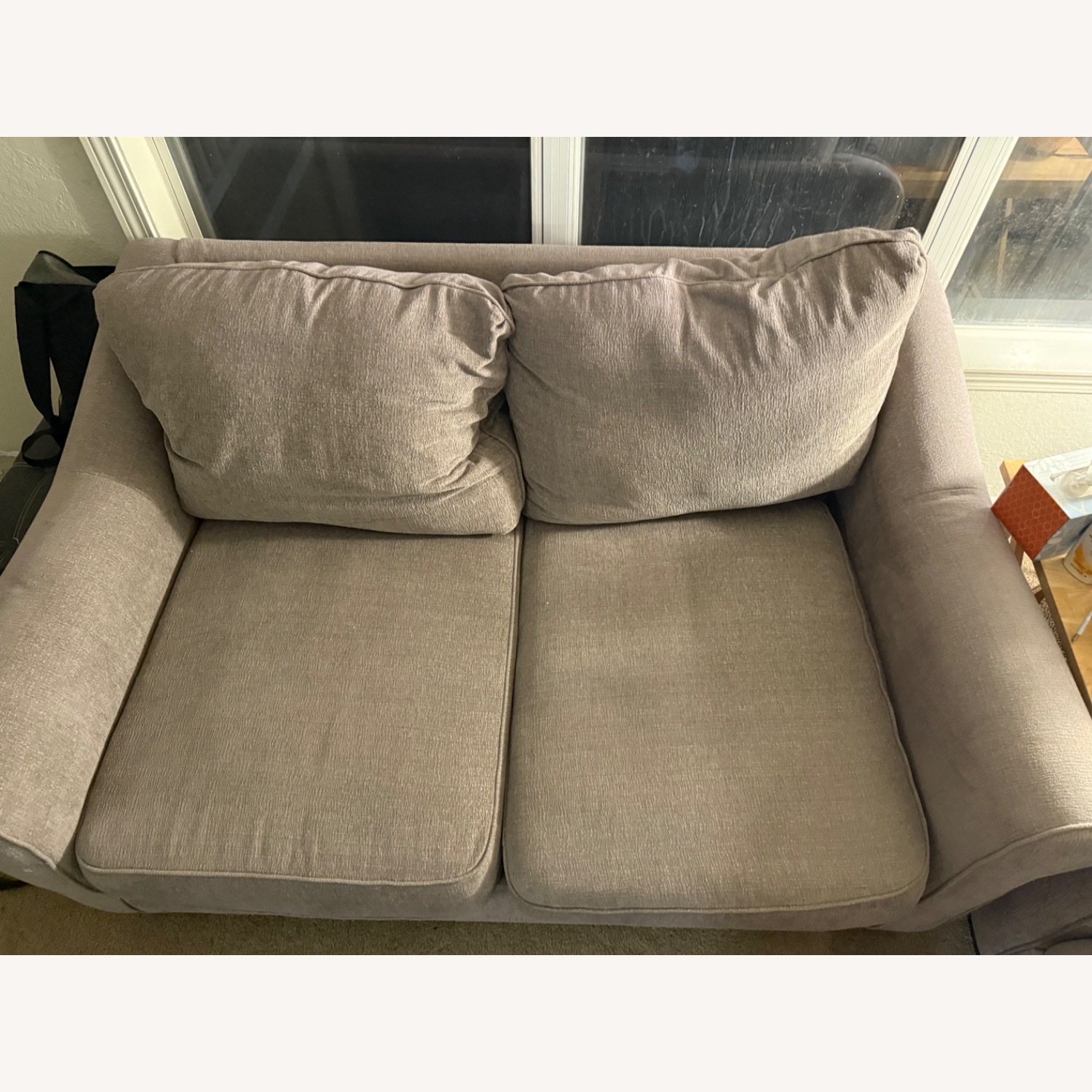 Light Gray Fabric 3+ Seater Sofa - image-6