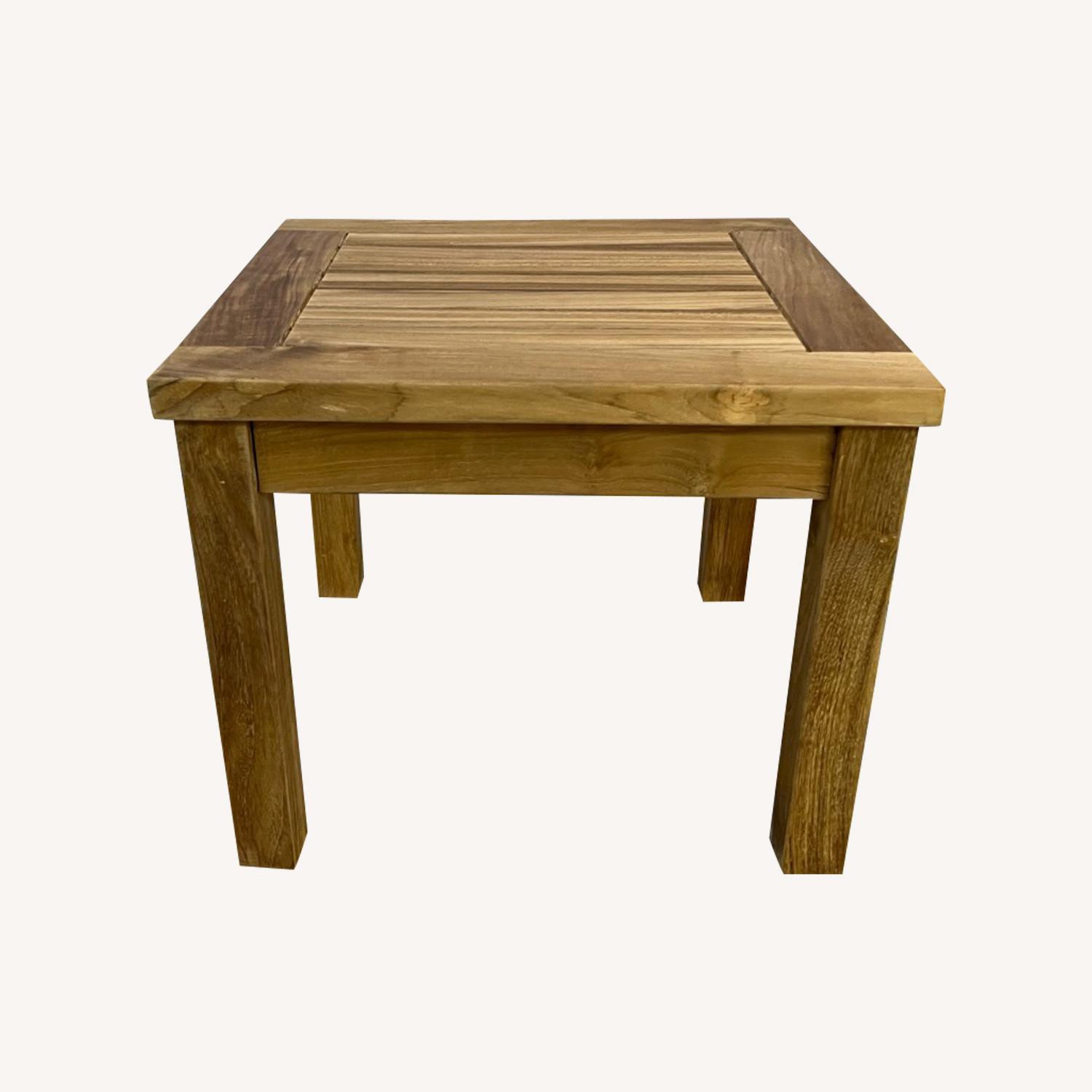 Wayfair Latitude Run Teak Wood End Table - image-0