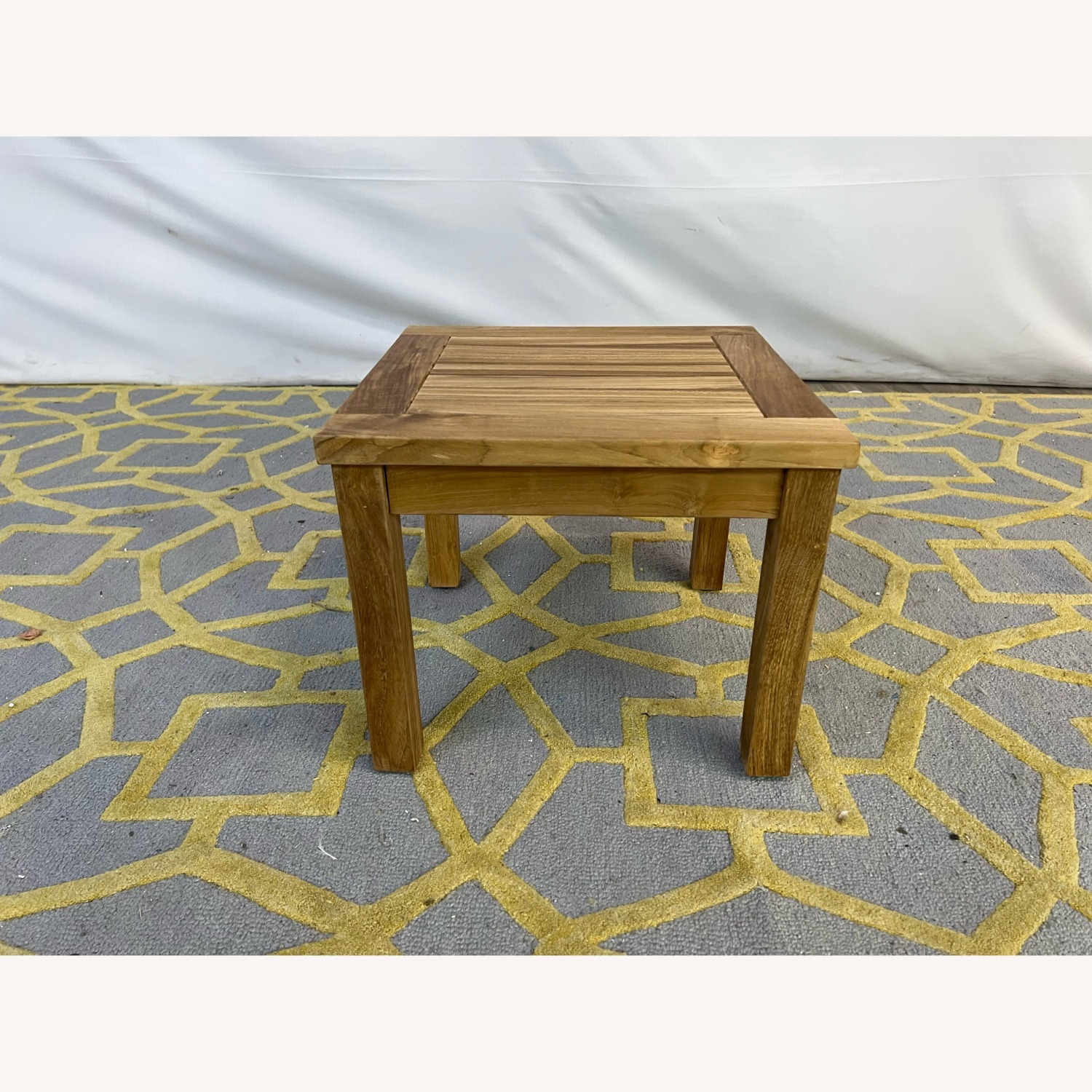 Wayfair Latitude Run Teak Wood End Table - image-1