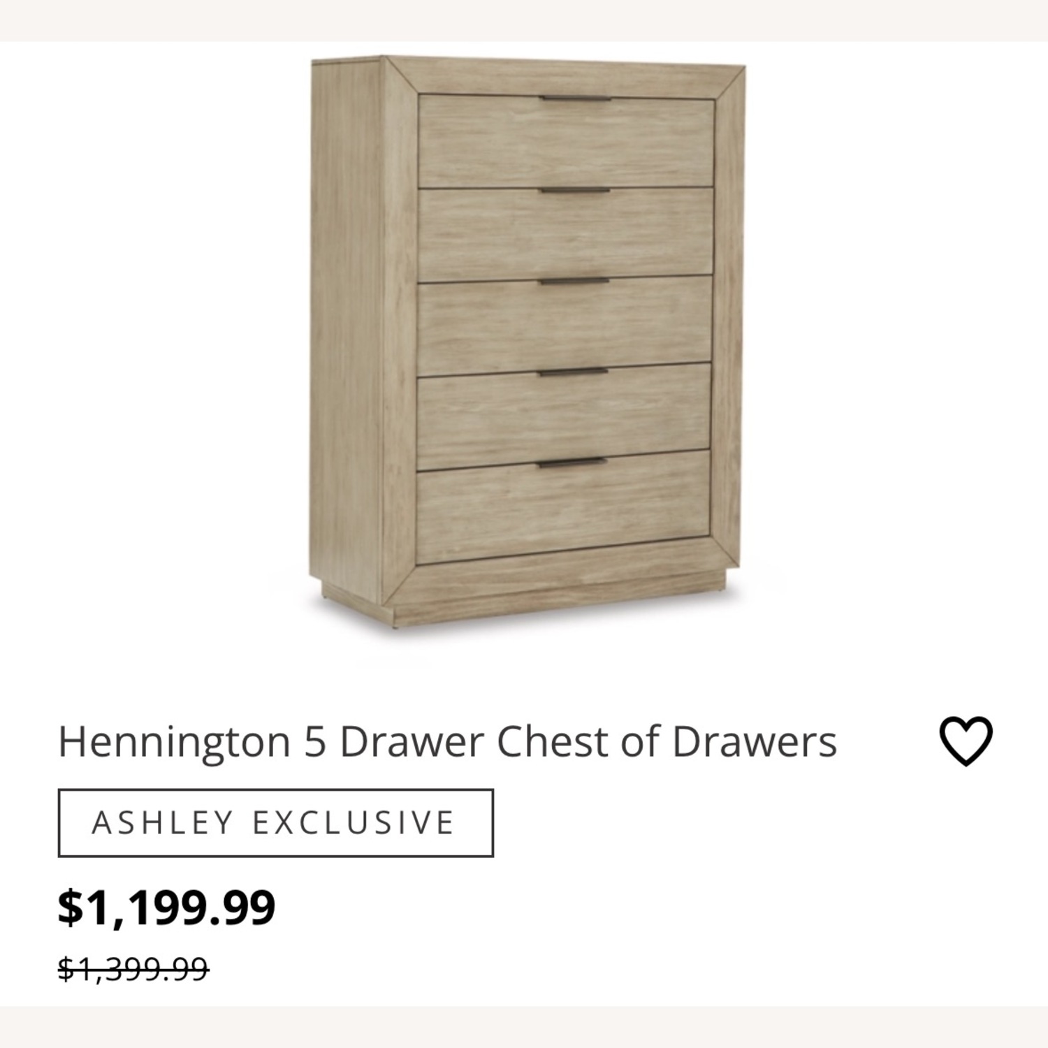 Ashley Hennington Natural King Bed - image-2