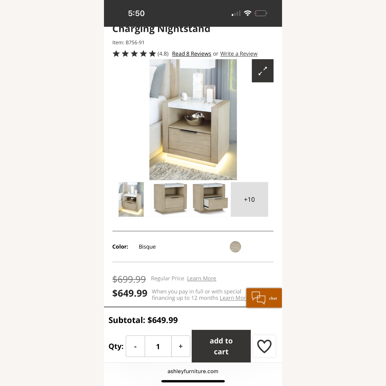 Ashley Hennington Natural King Bed - image-3