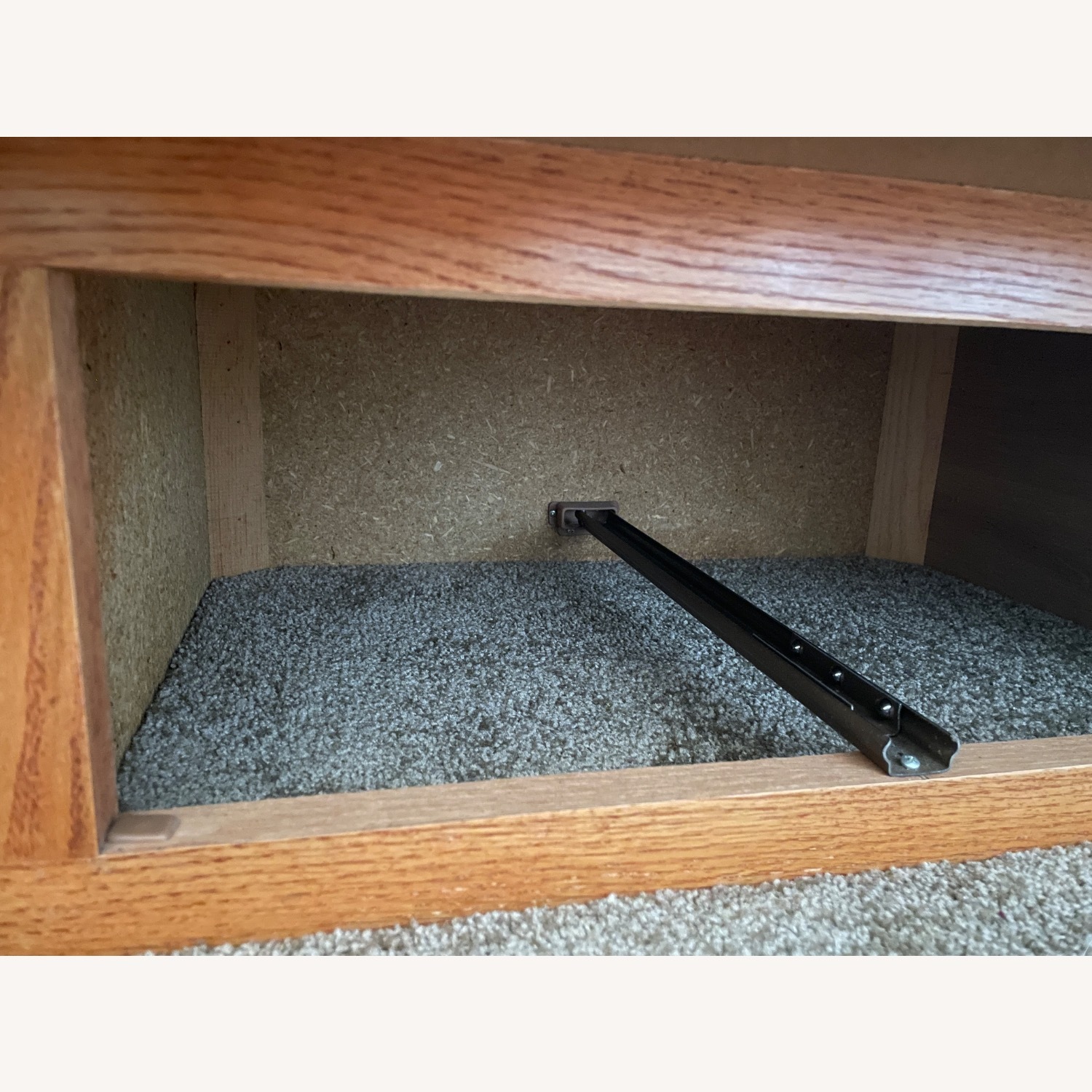 Vintage Arbek Oak Wall Unit storage Bed CalKing - image-13