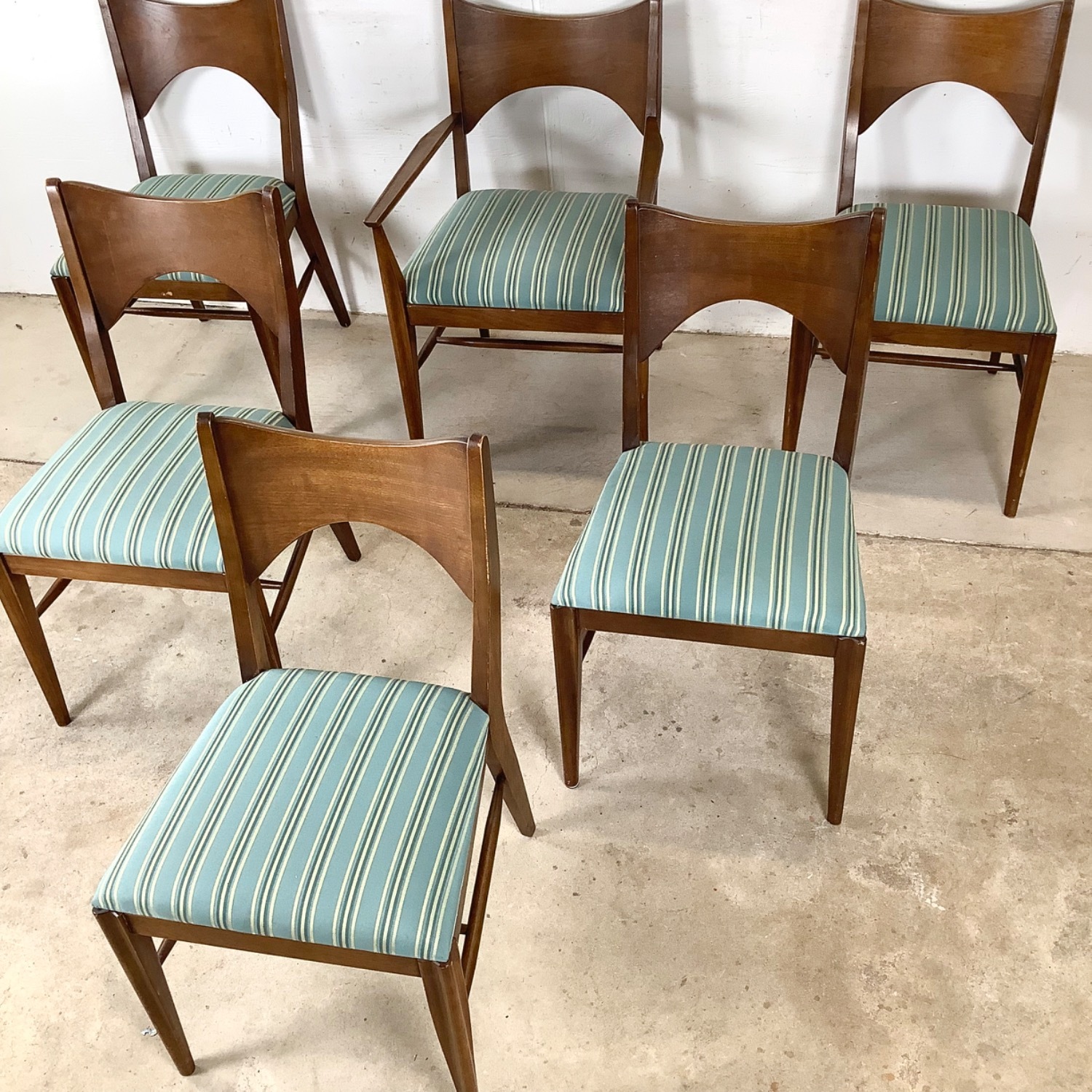 Mid-Century Broyhill Dining Chairs Set of Six - image-3