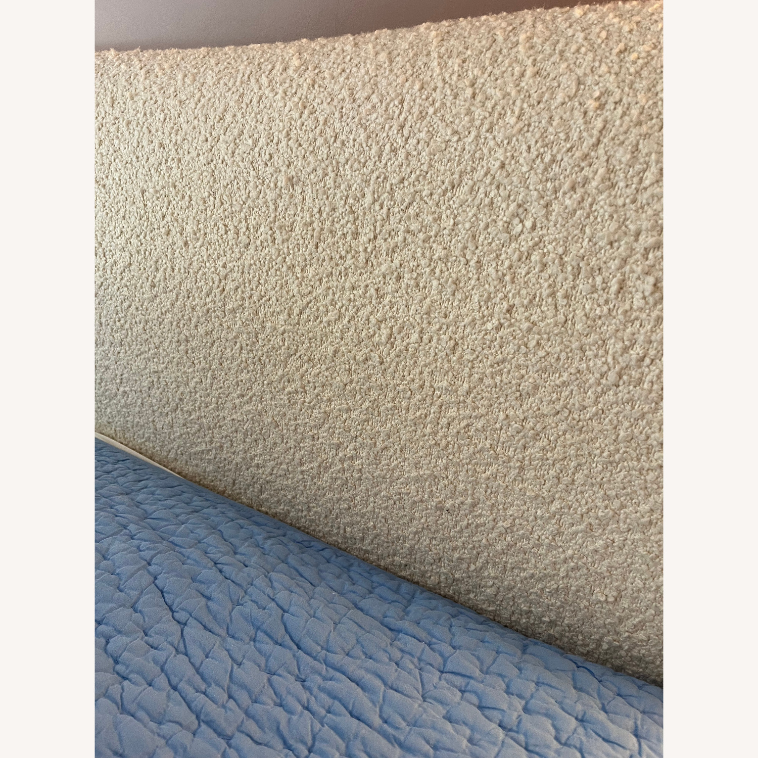 CB2 The Diana White Boucle King Bed - image-3