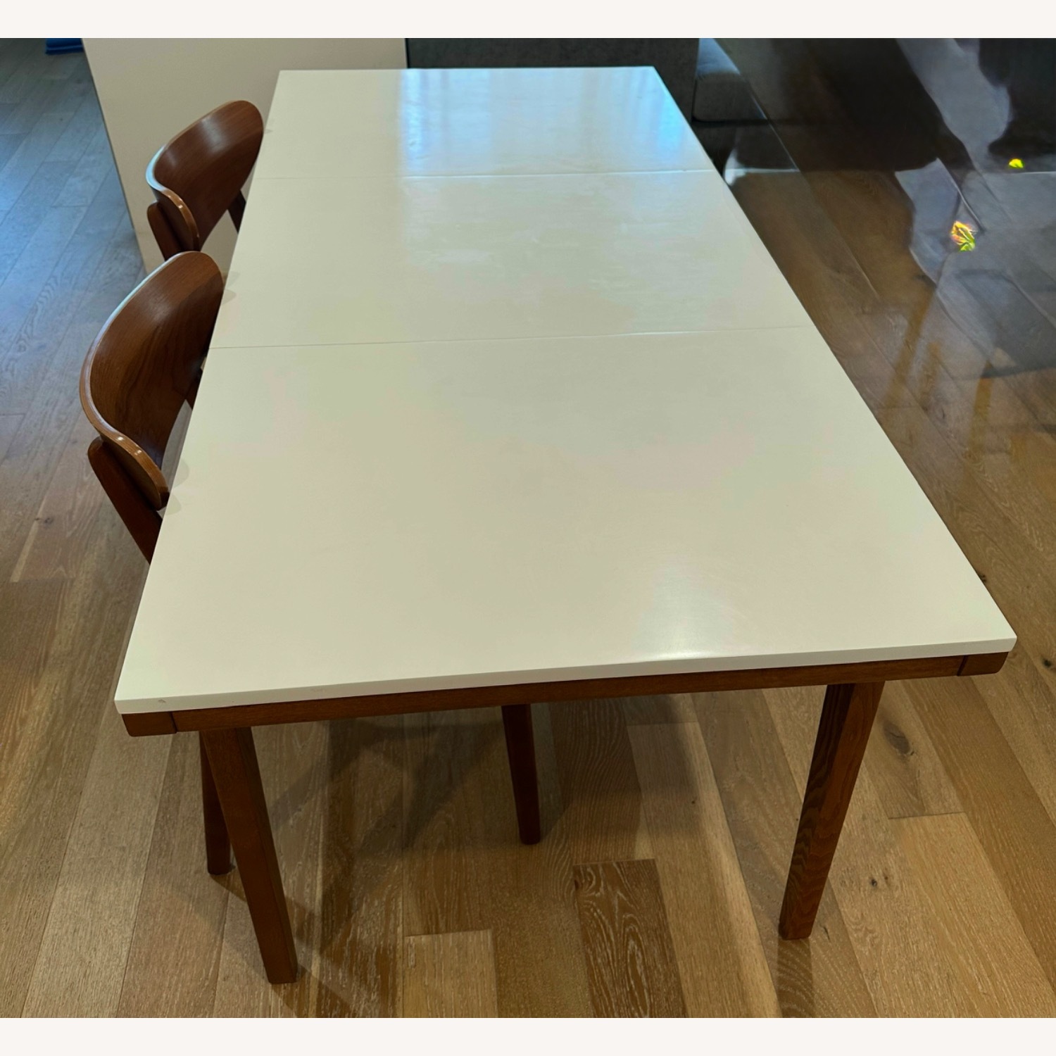 West Elm Modern 60-80" Expandable Dining Table - image-2