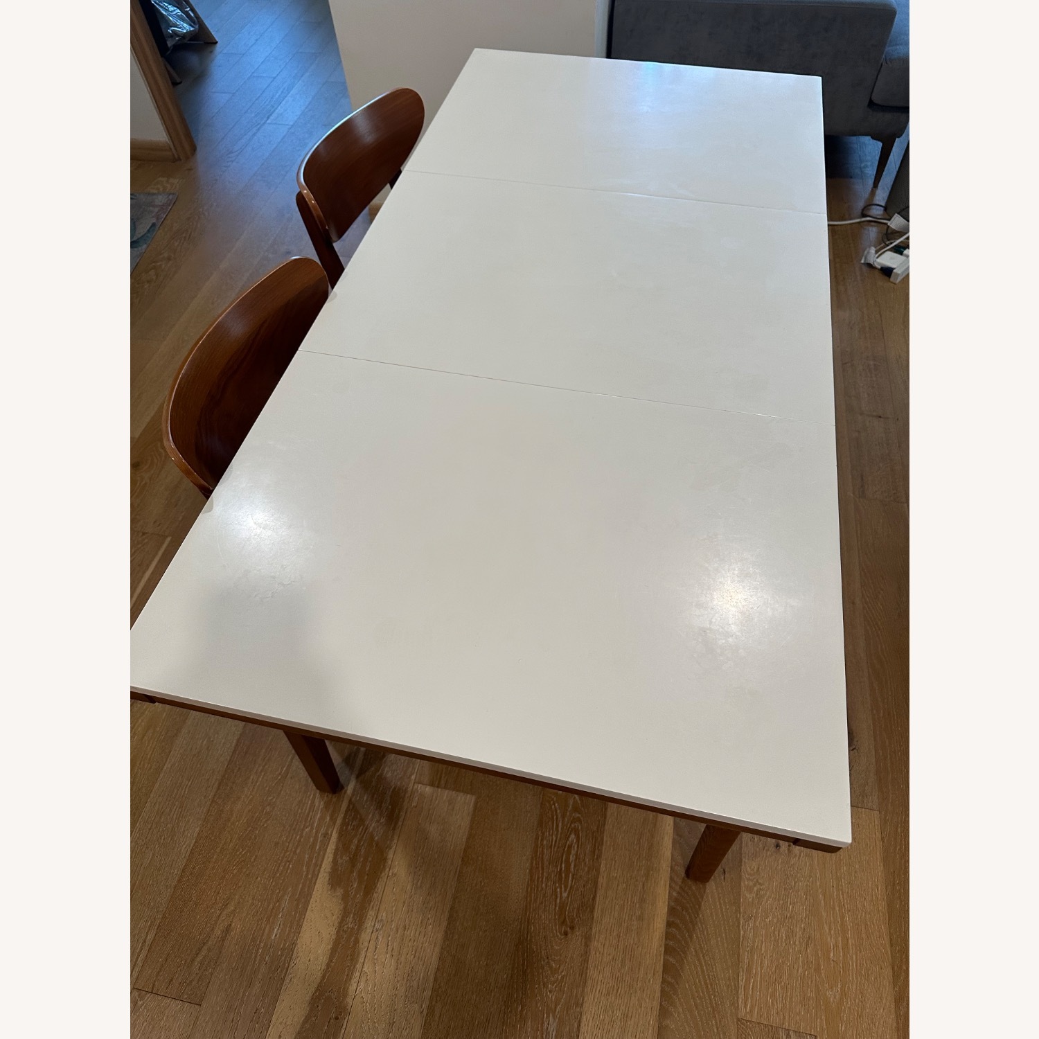 West Elm Modern 60-80" Expandable Dining Table - image-1