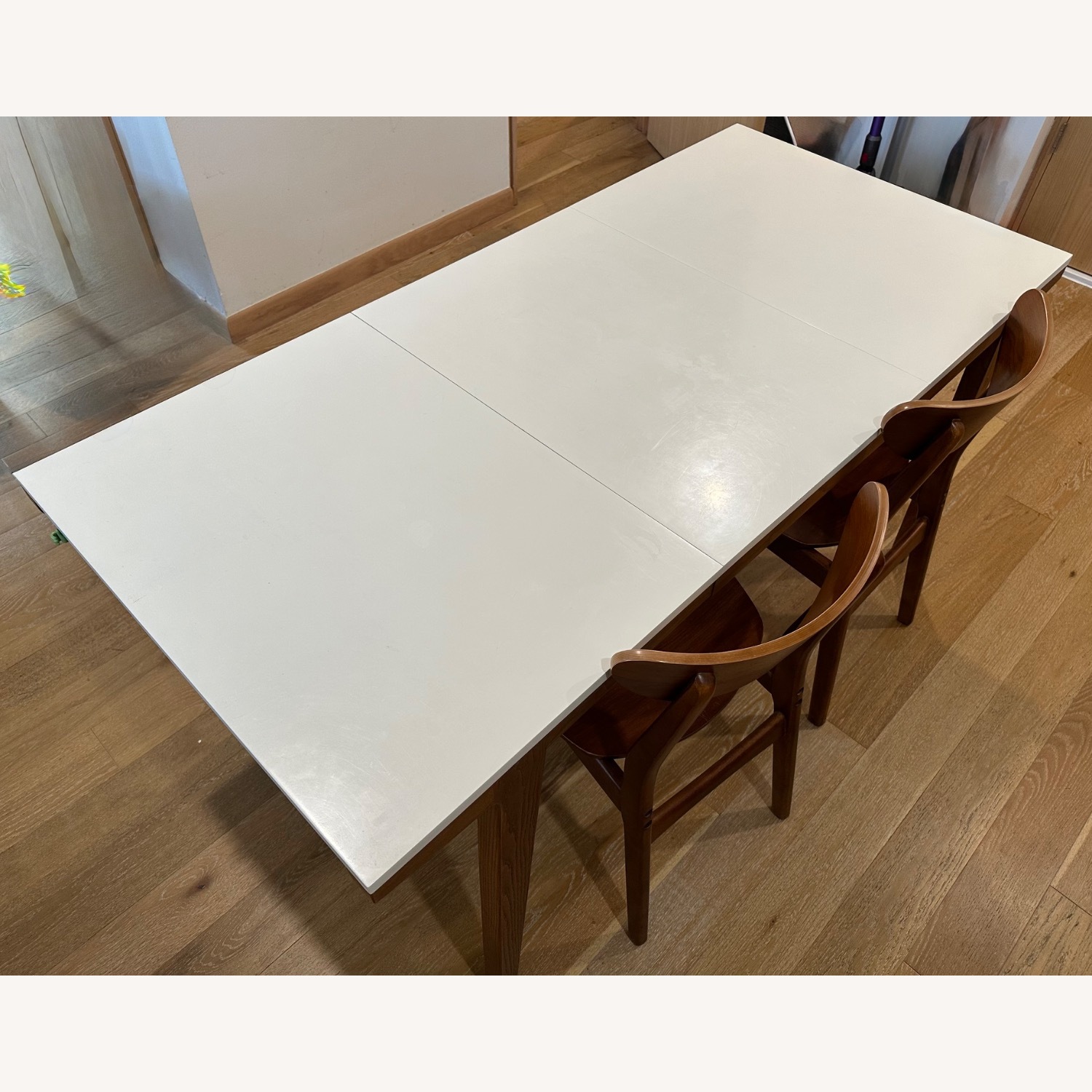 West Elm Modern 60-80" Expandable Dining Table - image-3