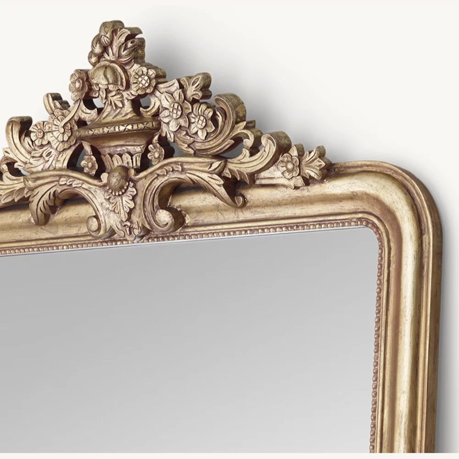 Restoration Hardware Gold Gilt Floor Mirror - image-2
