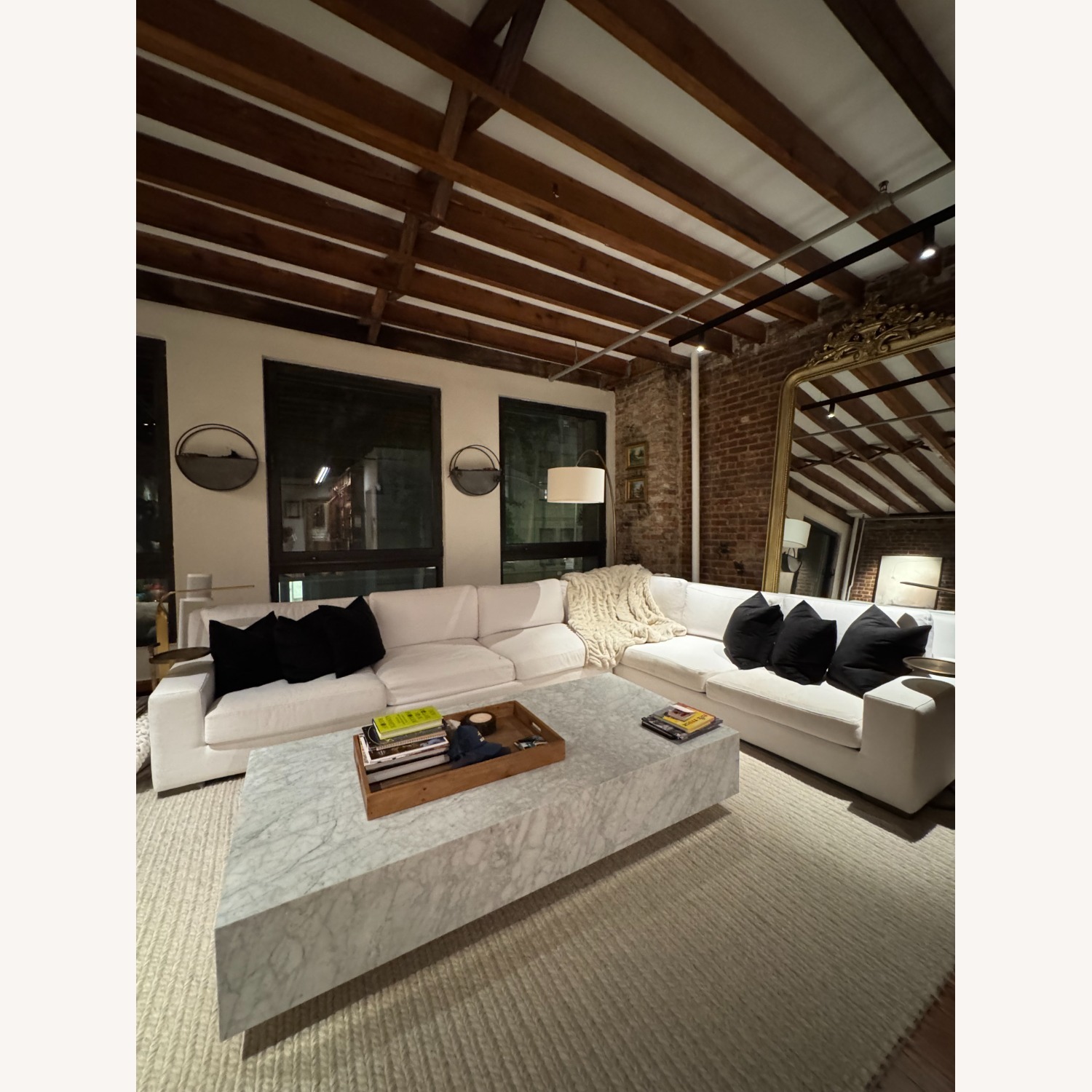 Restoration Hardware Tala Chunky Hand-Braided Wool Rug 12' x 15' - image-2