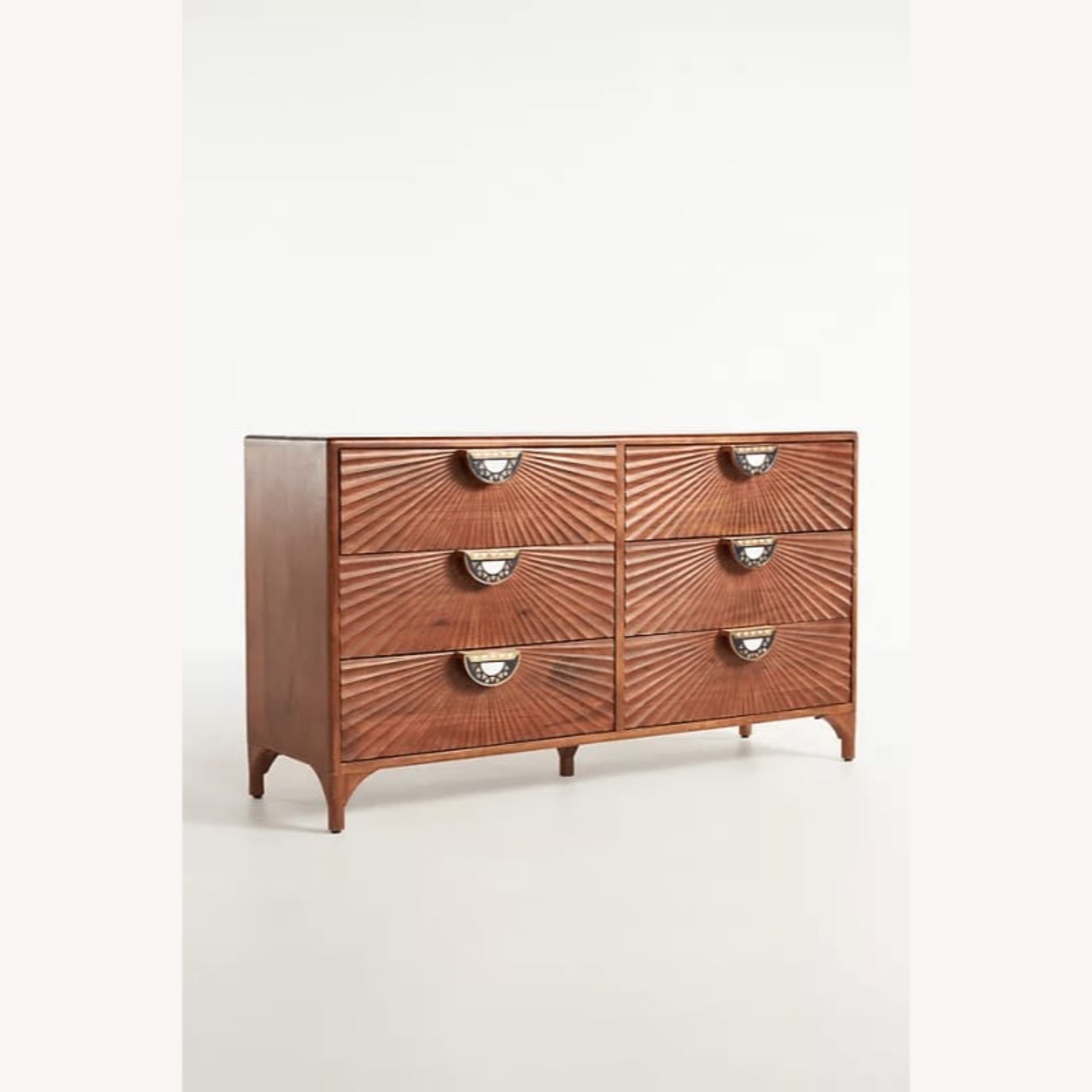 Hand Carved Daybreak Six Drawers Dresser - image-1