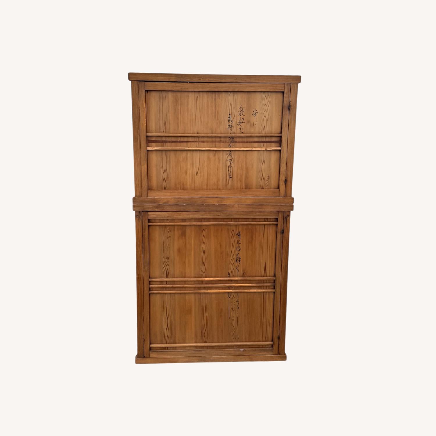 Rare Antique Japanese Meiji Period Mizuya Tansu - image-0