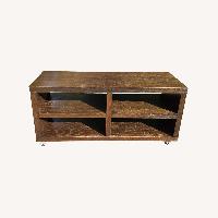 West Elm Media Cabinet Coffee Table - Wheels