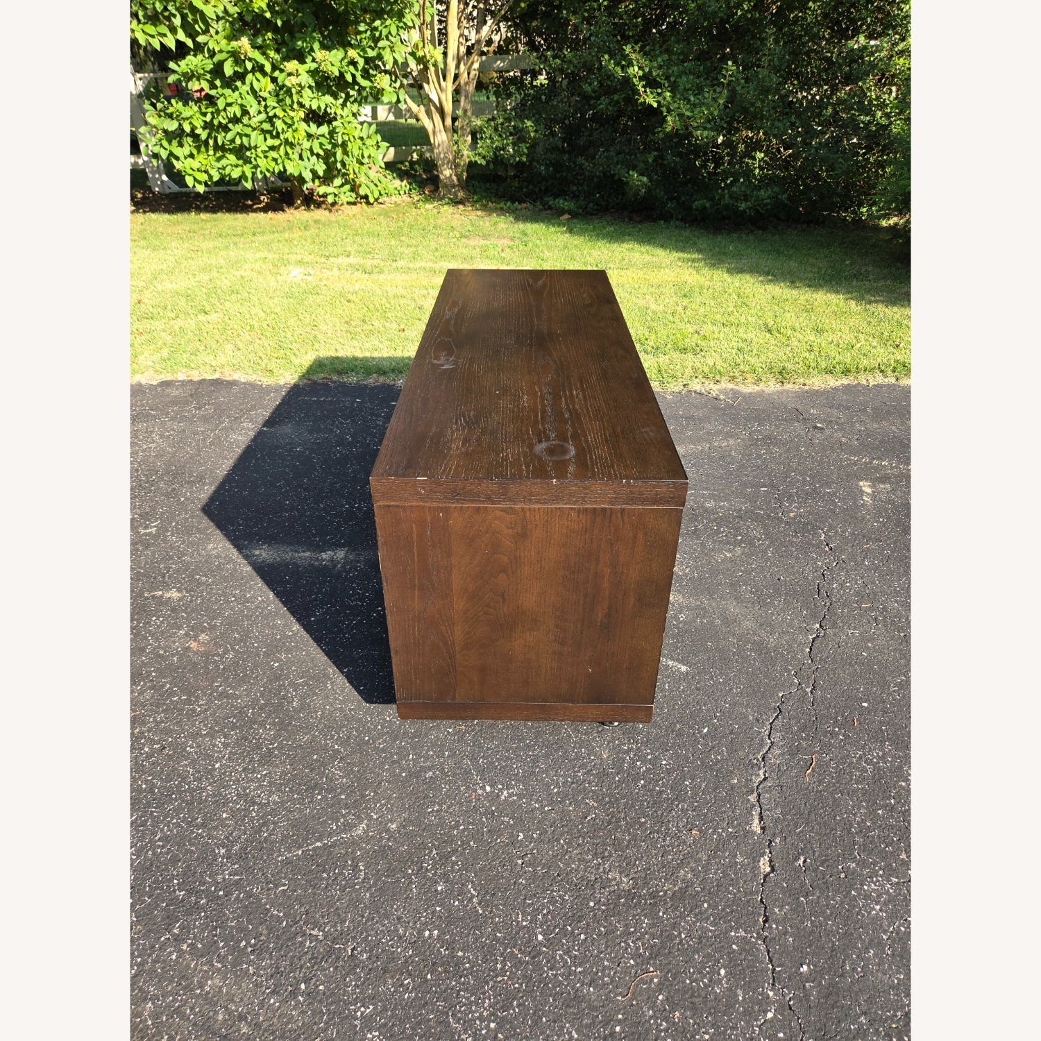 West Elm Media Cabinet Coffee Table - Wheels - image-2