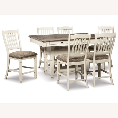 Used Ashley Furniture White Wood Dining Tables for sale on AptDeco
