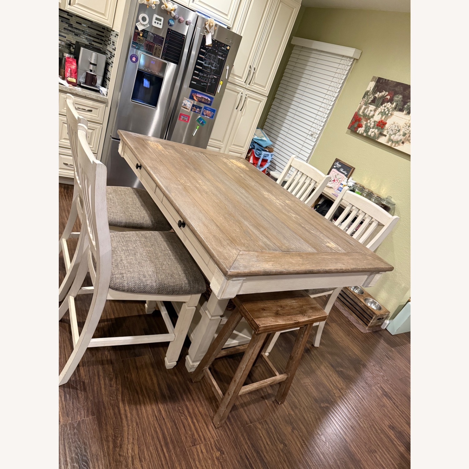 Ashley Furniture White Wood Dining Tables - image-2