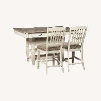 Ashley Furniture White Wood Dining Table