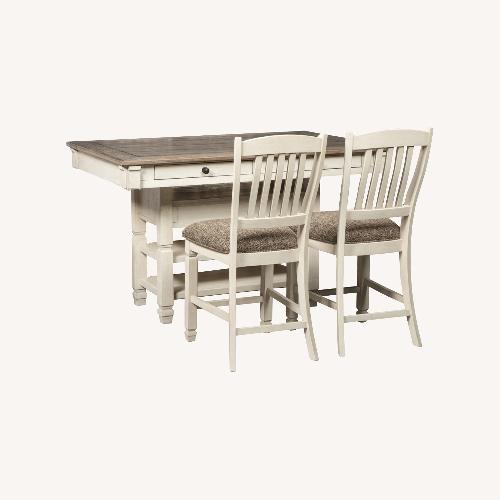 Used Ashley Furniture White Wood Dining Table for sale on AptDeco