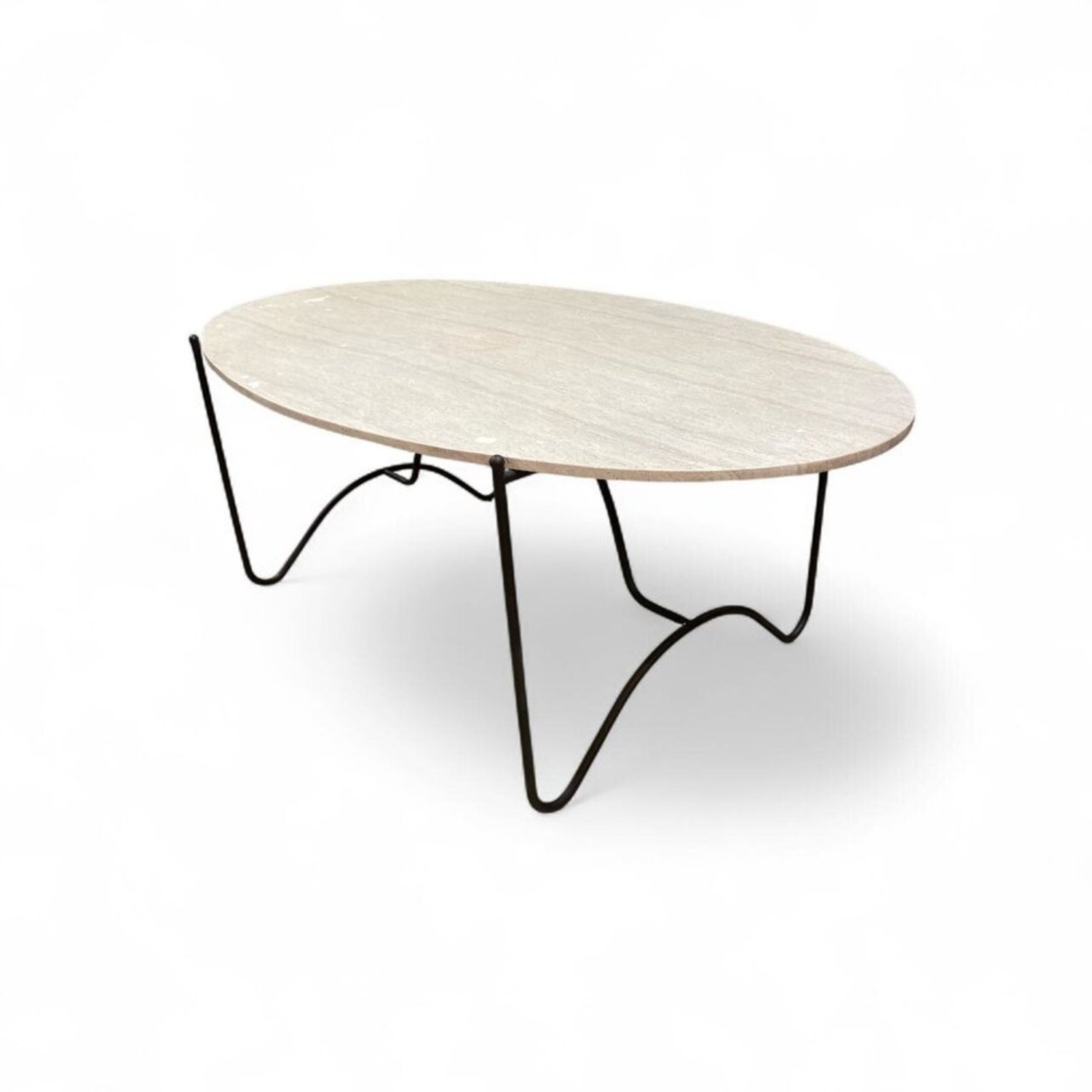 Lulu & Georgia Peggy Travertine Top Dining Table - image-11