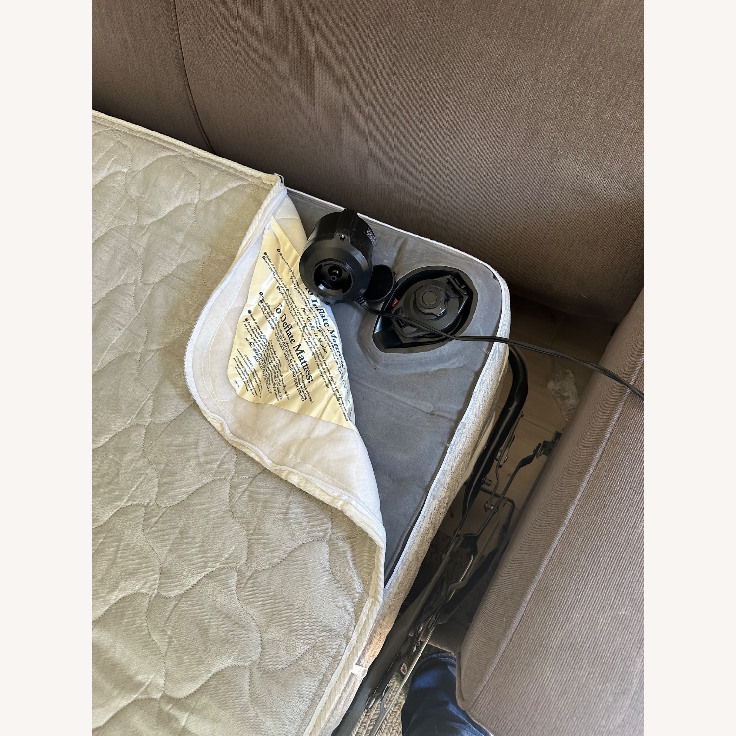 Room & Board Dark Gray Sleeper Sofa - image-4