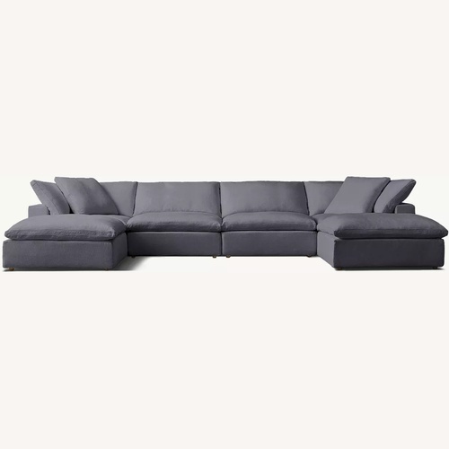 Used RH 6-piece Luxe Cloud Customizable Sectional  for sale on AptDeco