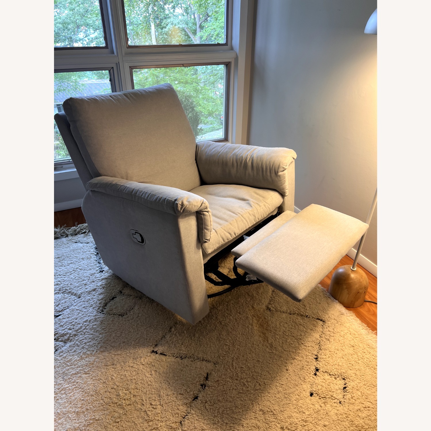 Pottery Barn Dream Manual Swivel Gliding Recliner - image-6