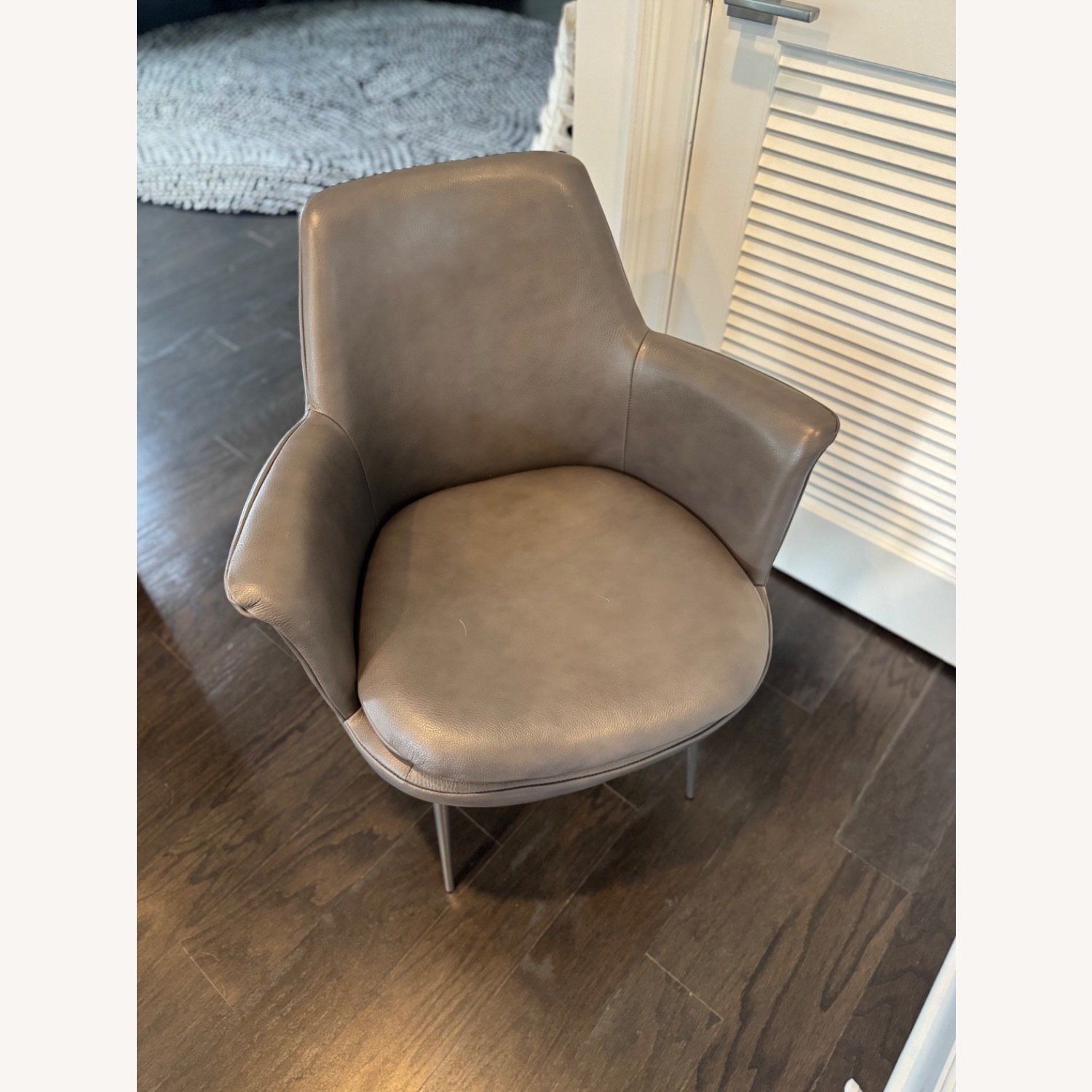 West Elm Finley Leather Dining Chairs Set of 4 - image-1